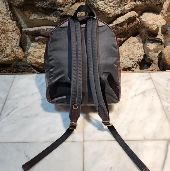 Coach Medium Charlie Backpack With Gingham Print - Picture 6 of 11